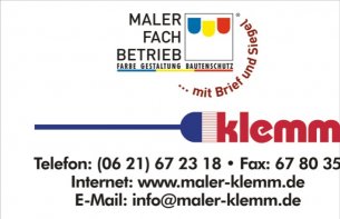 Maler Rheinland-Pfalz: Malerbetrieb Klemm